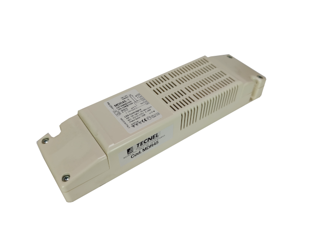MDR60 - Alimentatore CV STRIP LED Dimmerabile 0-10V + Pulsante + Potenziometro IP20 24V 60W