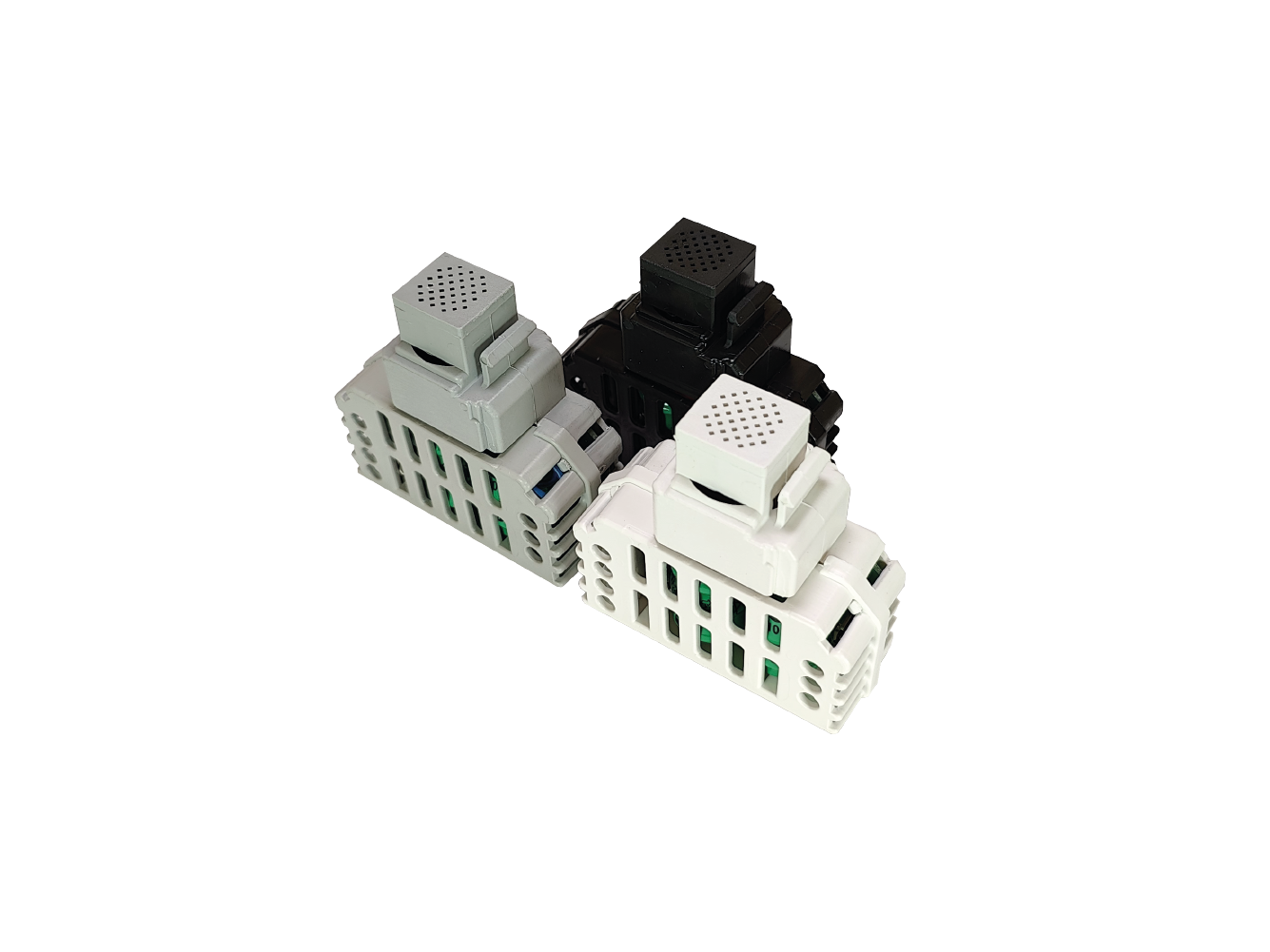 TE6295GBZ - Suoneria Buzzer Ricaricaricabile/Pulsante 230V Keystone Grigio