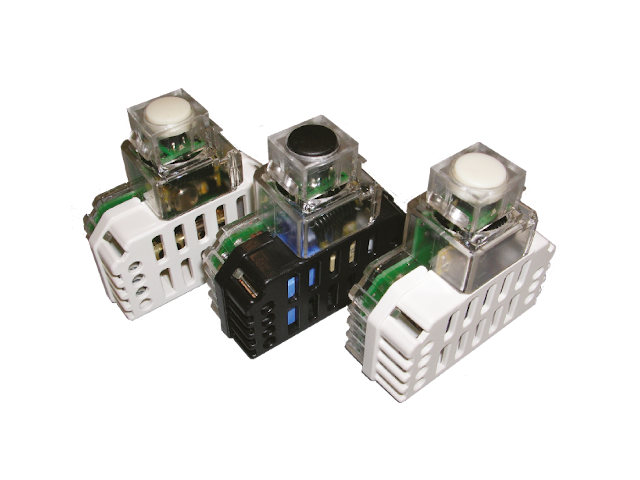 TE8695PB.2 - Commutatore elettronico pulsante 5A 2 posizioin Keystone Bianco