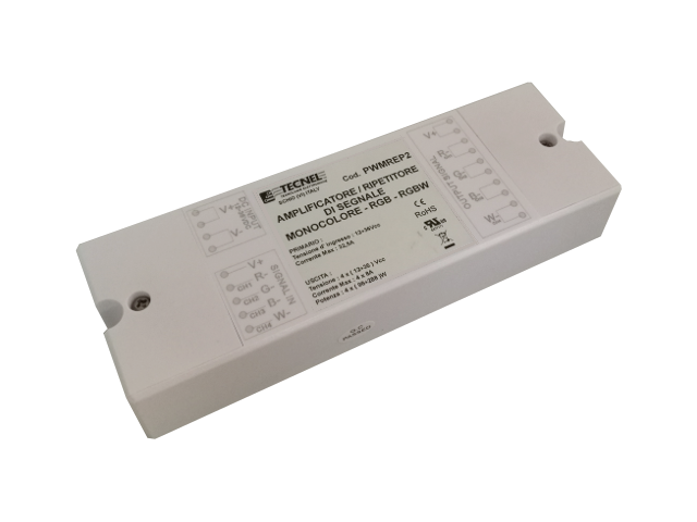 Amplificatore PWM Monocolore BD RGB RGBW 12/36Vcc 32A