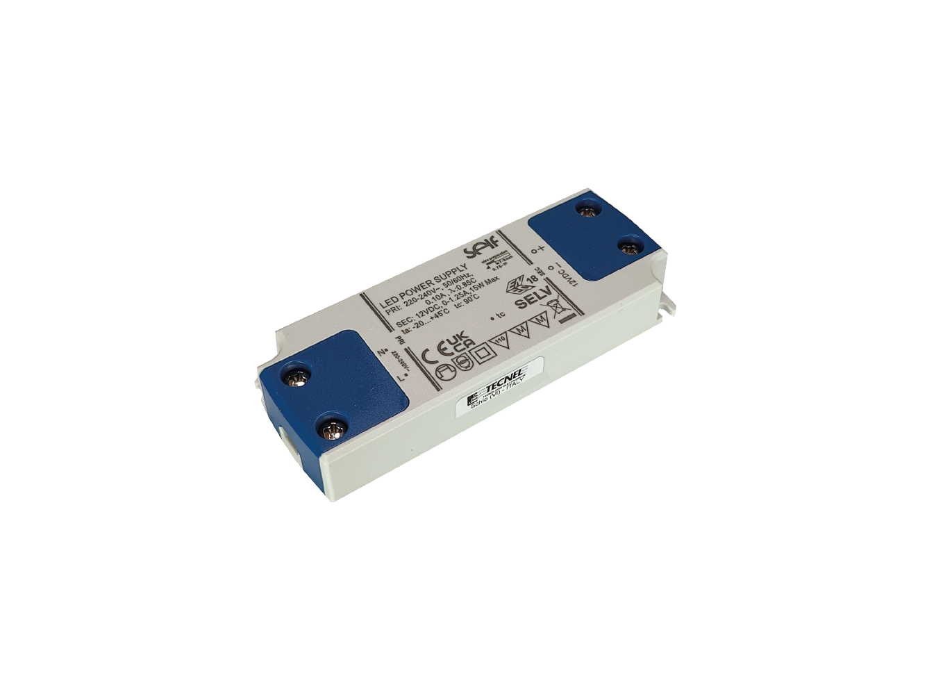 Alimentatore  CV STRIP LED 15W 12Vcc 220-240V IP20
