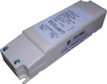 Trasformatore Elettronico Per LED Slim 0.5-50W, 12V, Ingresso Universale 200-240V