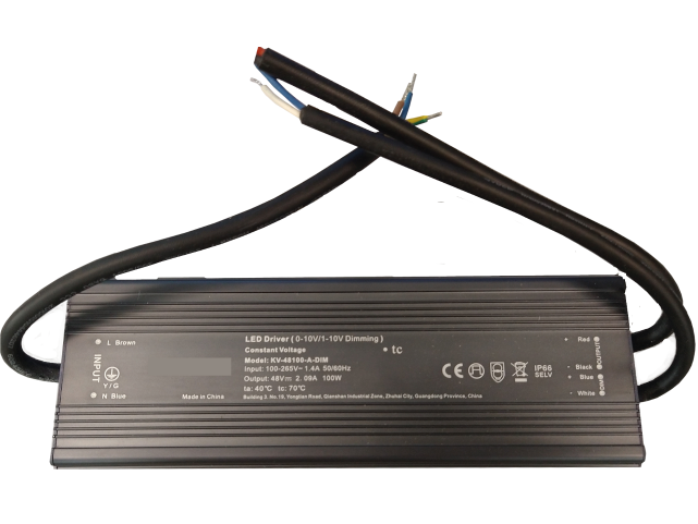 TE-100-4811066 - Alimentatore CV STRIP LED 100W 48Vcc Dimmerabile 0/1-10V IP66