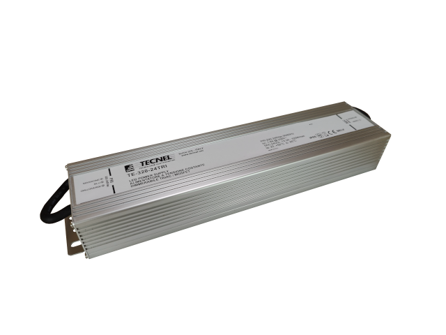 TE-320-24TRI - Alimentatore CV STRIP LED 320W 24Vcc Dimmerabile Triac/Mosfet