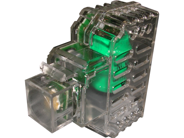 TE6195SPV - Segnalatore luminoso a LED Verde Keystone