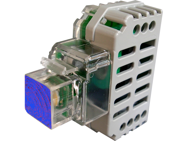 Segnalatore luminoso a LED Blu Keystone