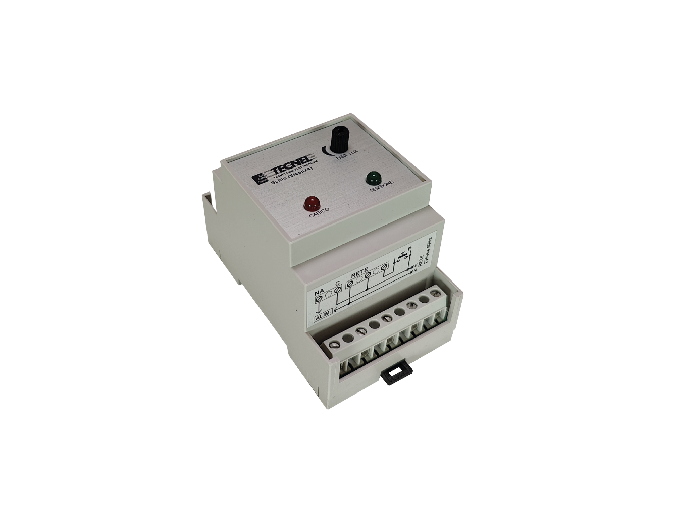 TE7780 - Dimmer uscita 0/1-10Vcc/30mA DIN 3 Moduli