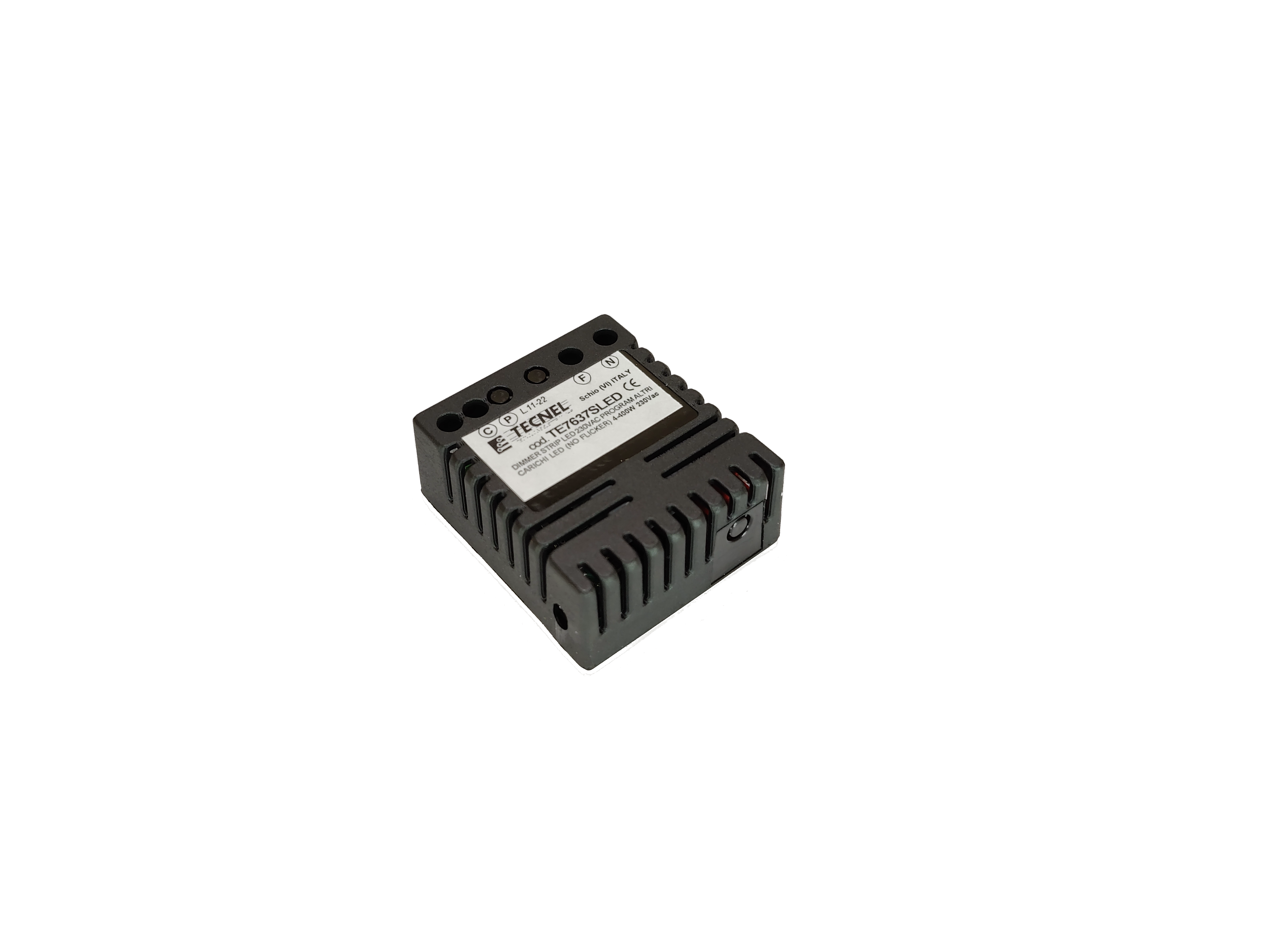 Power Dimmer Strip LED 230Vac anti Sfarfallio TE7637SLED con Memoria di Stato 