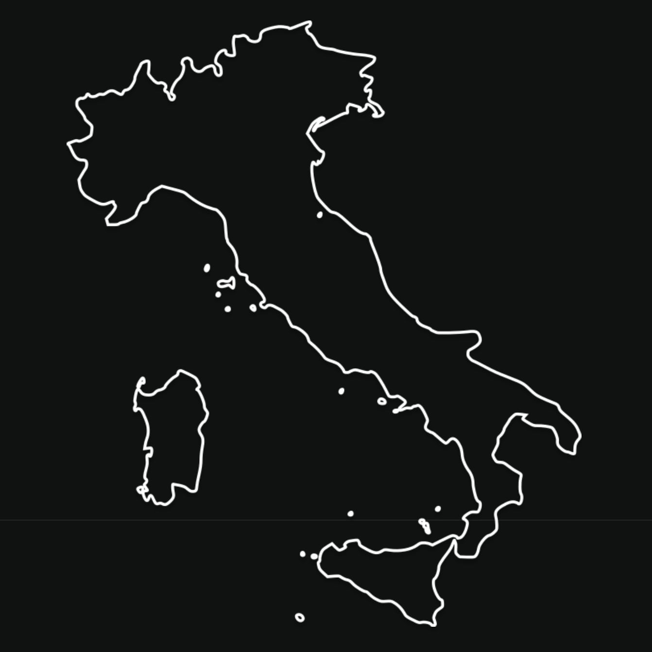 mappa italia con regioni